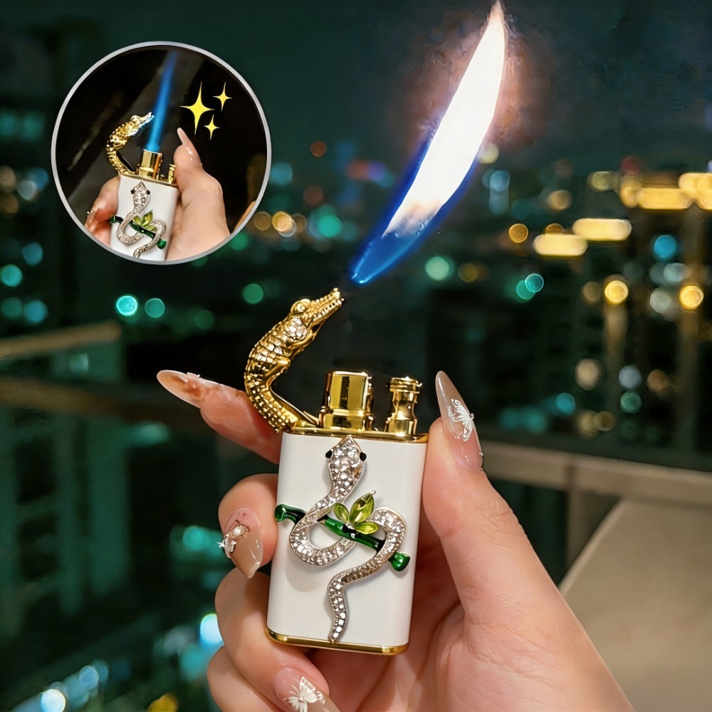 Silver Snake Lighter (Without Gas)