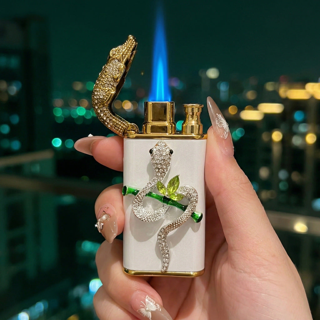 Silver Snake Lighter (Without Gas)