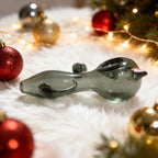 4" Black Cat Glass Pipe