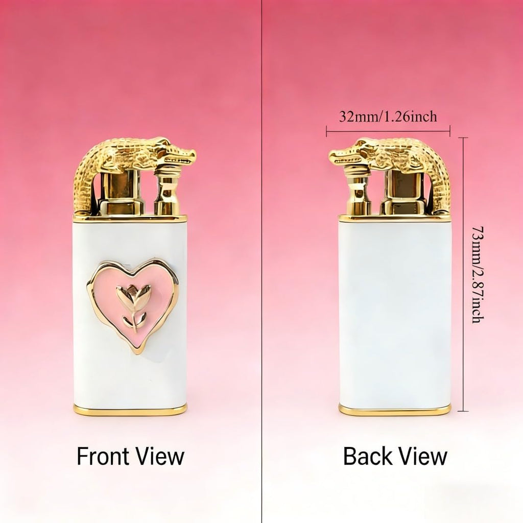 Pink Heart Lighter (Without Gas)