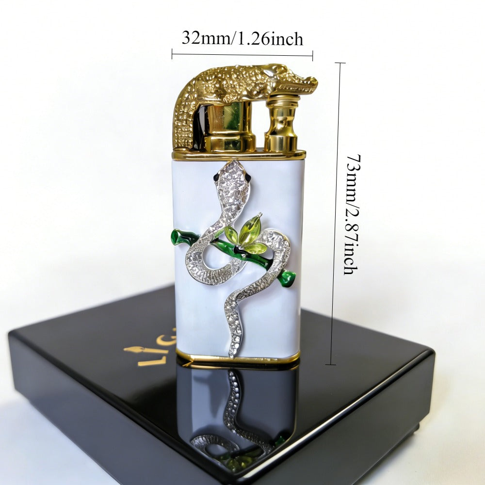 Silver Snake Lighter (Without Gas)