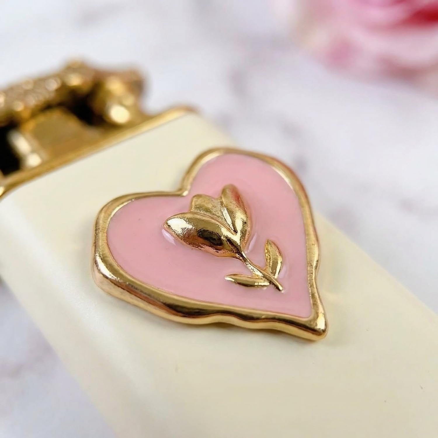 Pink Heart Lighter (Without Gas)