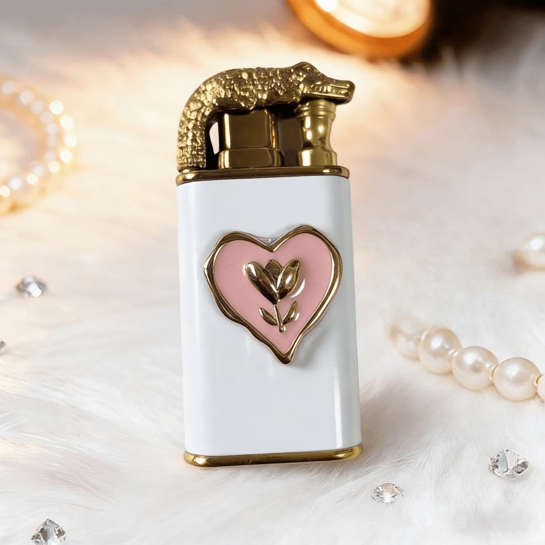 Pink Heart Lighter (Without Gas)