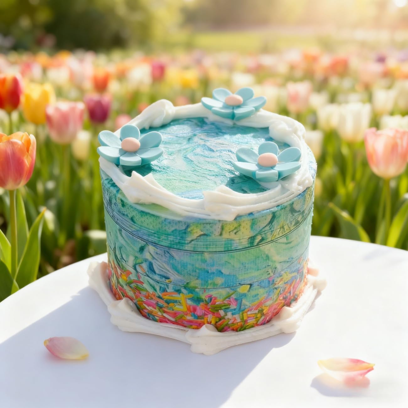 2.5" Garden Art Cake Grinder