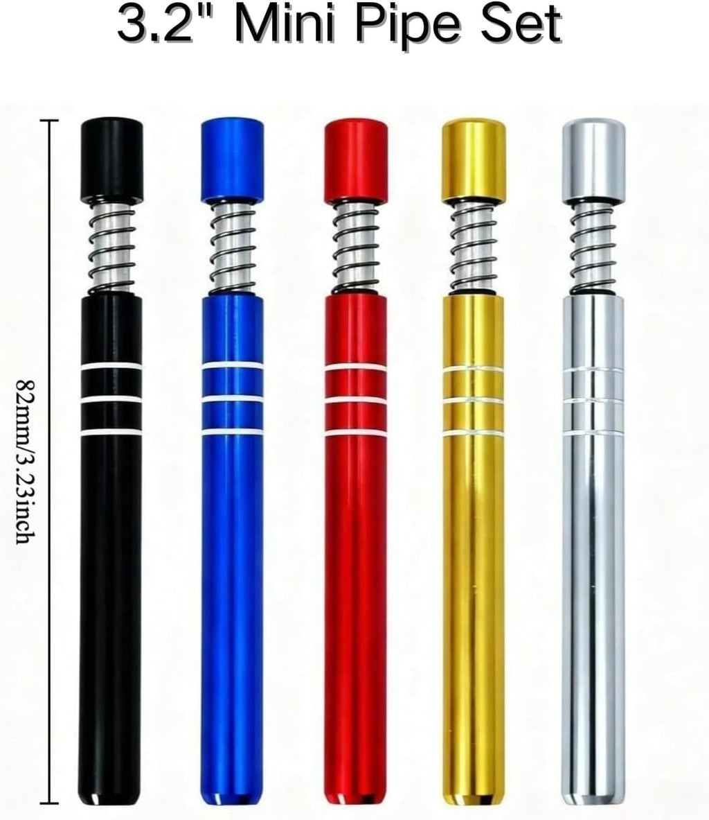 5-Piece 3.25" Multicolor 𝐎𝐧𝐞 𝐇𝐢𝐭𝐭𝐞𝐫 𝐏𝐢𝐩𝐞