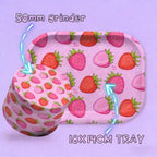 Strawberry Rolling Tray Set