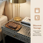 3pcs Wild Elegance Leopard Print Rolling Tray Set