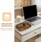 3pcs Wild Elegance Leopard Print Rolling Tray Set