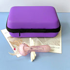 4" Moon Sailor Glass Pipe With Purple Pouch